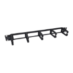 Equip 19" Rack Mount Cable Management Panel, Black