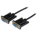 StarTech.com Cable de 1m Nulo de Módem Serie RS232 DB9 - Hembra a Hembra - Color Negro