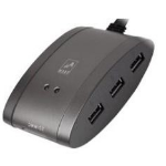 Gembird A4-MS-9 interface hub Zwart