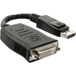 4XEM 4XDPDVI video cable adapter 8.66" (0.22 m) DisplayPort DVI-D Black