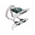DeLOCK 90413 interfacekaart/-adapter Intern Parallel, RS-232
