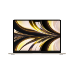 Apple MacBook Air Apple M M2 Ordinateur portable 34,5 cm (13.6") 8 Go 256 Go SSD Wi-Fi 6 (802.11ax) macOS Monterey Beige