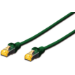 Microconnect SFTP6A005GBOOTED networking cable Green 0.5 m Cat6a S/FTP (S-STP)