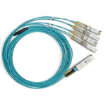 Mellanox Technologies MFA7A50-C005 InfiniBand/fibre optic cable 5 m QSFP28 4x SFP28 Turquoise