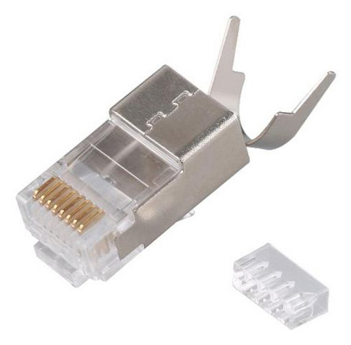 Cat 8.1 RJ45 Shielded Plug, 50pcs/Set