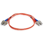 Monoprice 2611 InfiniBand/fibre optic cable 39.4" (1 m) 2x SC OFNR OM1 Orange