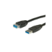 FDL 3M USB 3.0 A TO A EXTENSION M-F (BLACK)