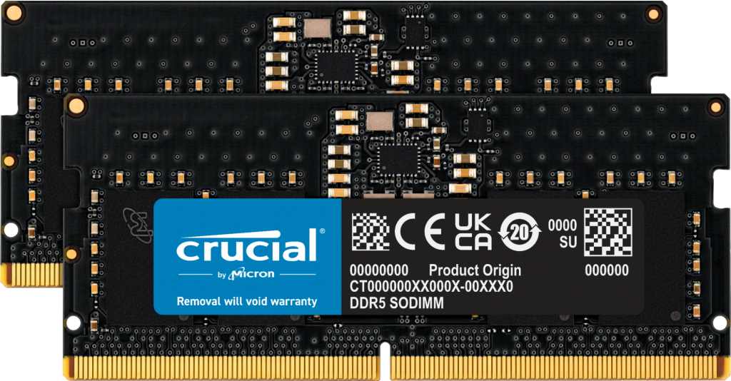 Image of Crucial CT2K8G48C40S5 memory module 16 GB 2 x 8 GB DDR5 4800 MHz