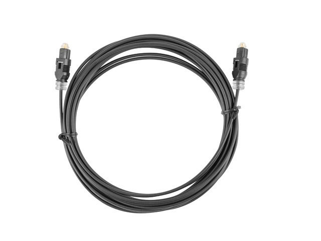 Image of Lanberg CA-TOSL-10CC-0020-BK fibre optic cable 2 m TOSLINK Black