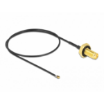 DeLOCK 12665 coaxial cable 0.35 m SMA MHF 4L LK Black