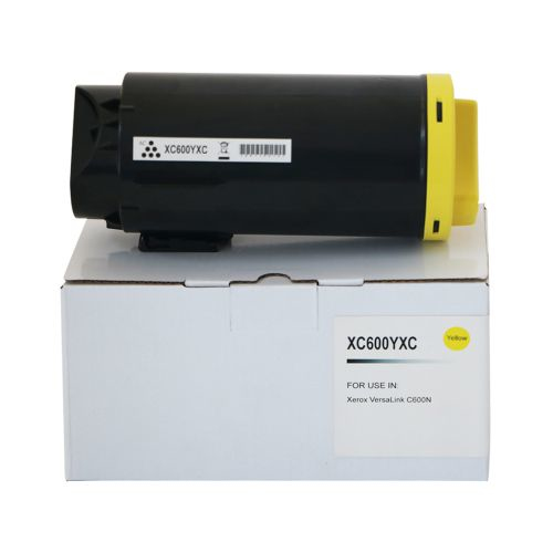 CTS Compatible Xerox C600HCY Yellow Hi Cap 106R03906 Toner