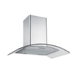 Electriq EIQCURV60EN cooker hood Wall-mounted Stainless steel B 270 m³/h