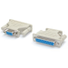 StarTech.com Adaptador Conversor Serie DB9 a DB25 - Convertidor 9 pines a 25 pines Serial Hembra a Hembra