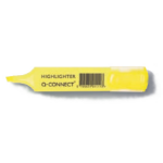 Q-CONNECT KF01111 felt pen Fine/Medium Yellow 10 pc(s)