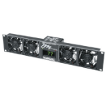 Middle Atlantic Products IUQFP-4D rackkoelingsapparaat Zwart 2U Ingebouwd display