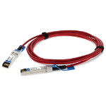 AddOn Networks MSA and TAA Compliant 10GBase-CU SFP+ Red Direct Attach Cable (Passive Twinax, 2m)