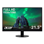 Acer SA0 SA220QBbmix 21.5 inch Full HD Monitor (IPS Panel, FreeSync, 4ms, HDMI, VGA, Black)