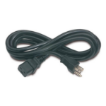 APC Pwr Cord, 15A, 100-120V, C19 to 5-15 Black 98.4" (2.5 m)