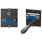 Bachmann 1x VGA + 3.5mm Zwart