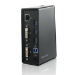 Lenovo USB 3.0 Dual Video - UK & IRE Cablato USB 3.2 Gen 1 (3.1 Gen 1) Type-A Nero