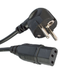 Videk Euro Schuko 2 Pin Plug to IEC C13 Socket Cable 3m