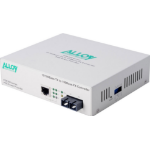 Alloy POE200SC PoE PSE Fast Ethernet Media Converter, has a 10/100Mbps PoE RJ-45 port and a SC terminated multimode fibre port