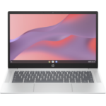 HP Chromebook 14a-nf0002na Intel® N N100 35.6 cm (14") HD 4 GB LPDDR5-SDRAM 128 GB eUFS Wi-Fi 6E (802.11ax) ChromeOS Grey