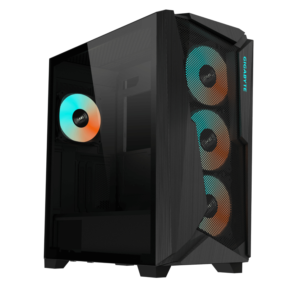 Image of Gigabyte C301 GLASS Midi Tower Black