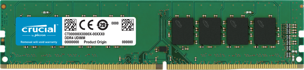 Image of Crucial CT32G4DFD832A memory module 32 GB 1 x 32 GB DDR4 3200 MHz