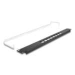 DeLOCK 19″ D-Type Patch Panel with strain relief central 8 port 1U black