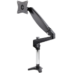 StarTech.com Desk Mount Monitor Arm for Single VESA Display up to 32" or 49" Ultrawide 8kg/17.6lb - Full Motion Articulating & Height Adjustable - C-Clamp, Grommet - Single Monitor Arm
