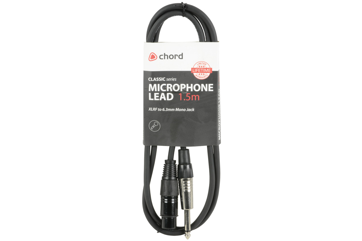 Photos - Cable (video, audio, USB) Chord Electronics 190.112UK audio cable 1.5 m XLR 6.35mm Black 