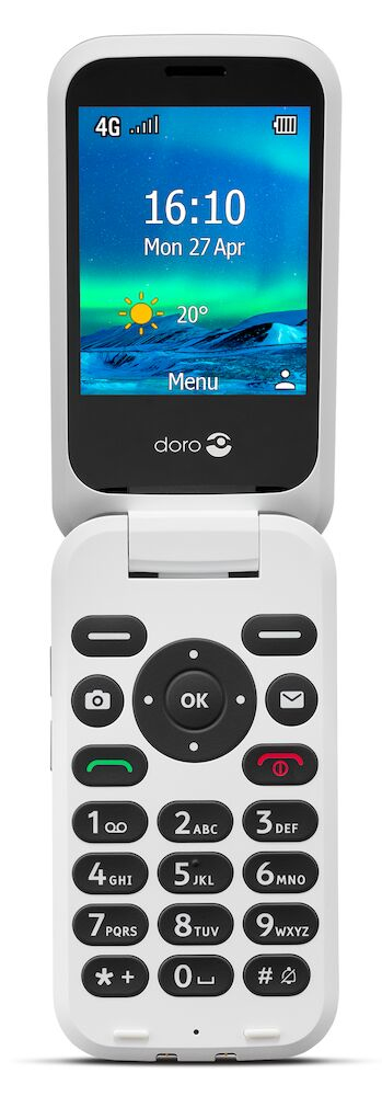 Image of Doro 6820 7.11 mm (0.28") 117 g Red Senior phone