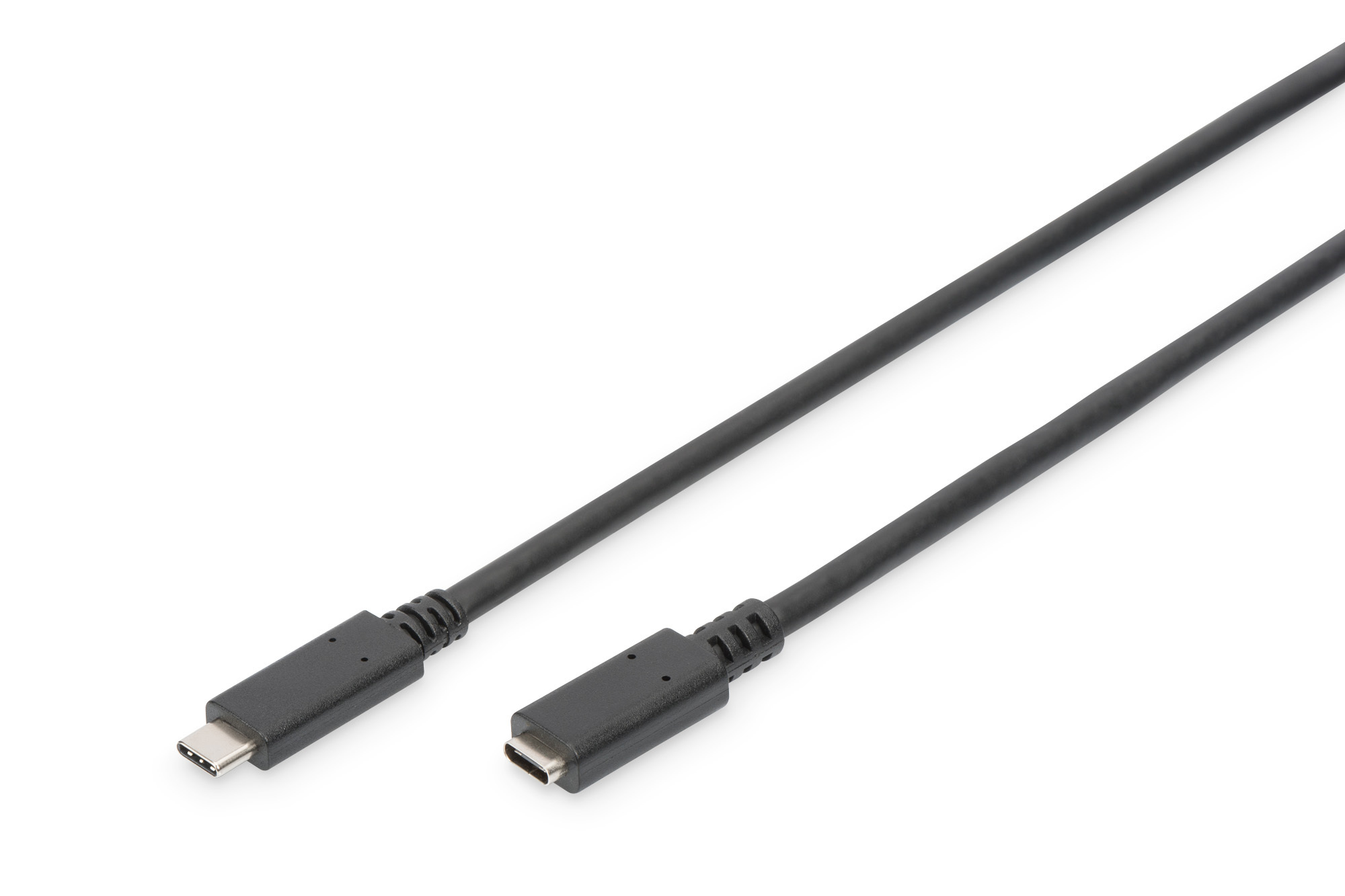 Photos - Cable (video, audio, USB) Digitus USB Type-C Gen2 extension cable, Type-C to C AK-300210-007-S 