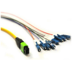 Multi-fiber patchcord - MPO to 8xLC - 4m