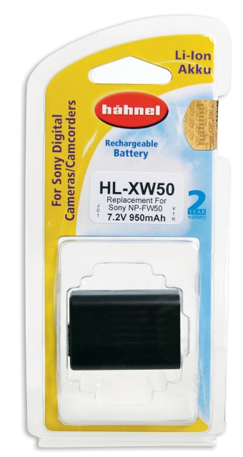 EU Product - Ersatzakku HL-XW50    - Typ Sony NP-FW50 retail