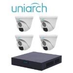 Uniarch KIT XVR301-04G3&4 UAC-T112-F28 kit de videovigilancia Alámbrico 4 canales