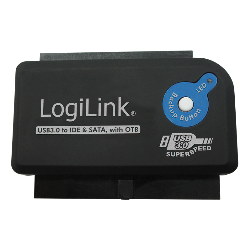 Photos - Cable (video, audio, USB) LogiLink AU0028A cable gender changer USB 3.0 IDE / SATA Black 