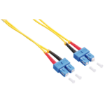 LogiLink FP0SC05 fibre optic cable 5 m SC OS1/OS2 Yellow