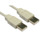 Cables Direct CDL-012BG USB cable 1.8 m USB 2.0 USB A Beige