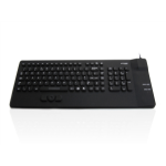 Accuratus AccuMed Compact keyboard Medical USB QWERTY UK International Black