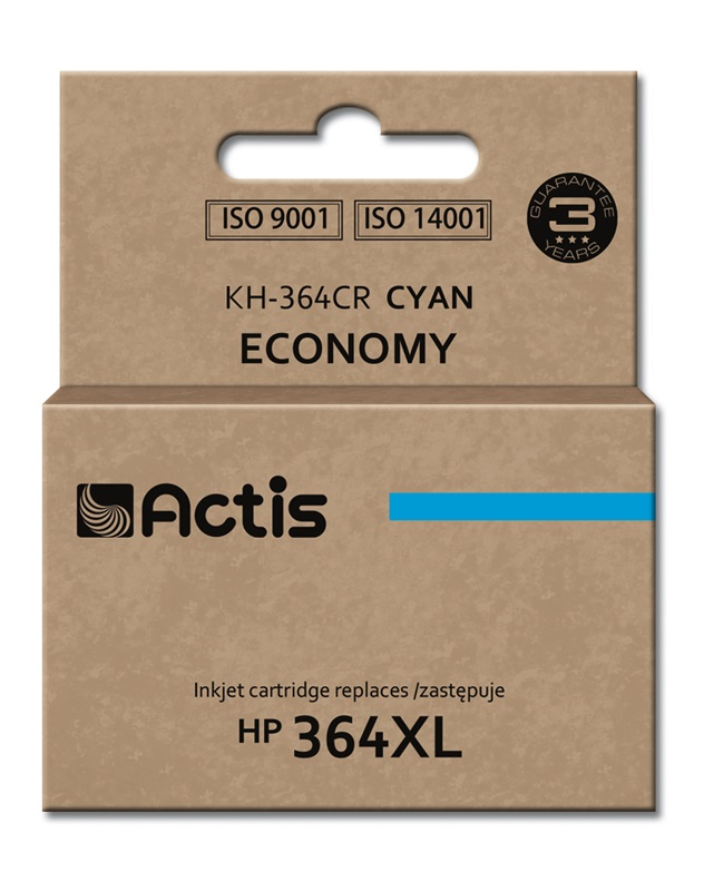 Actis KH-364CR ink (replacement for HP 364XL CB323EE; Standard; 12 ml; cyan)