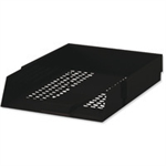 WHITEBOX NP CONTRACT LETTER TRAY PLASTIC BLK