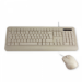 MCL MP3A99AACK2012BIB clavier Souris incluse Universel USB AZERTY Français Beige