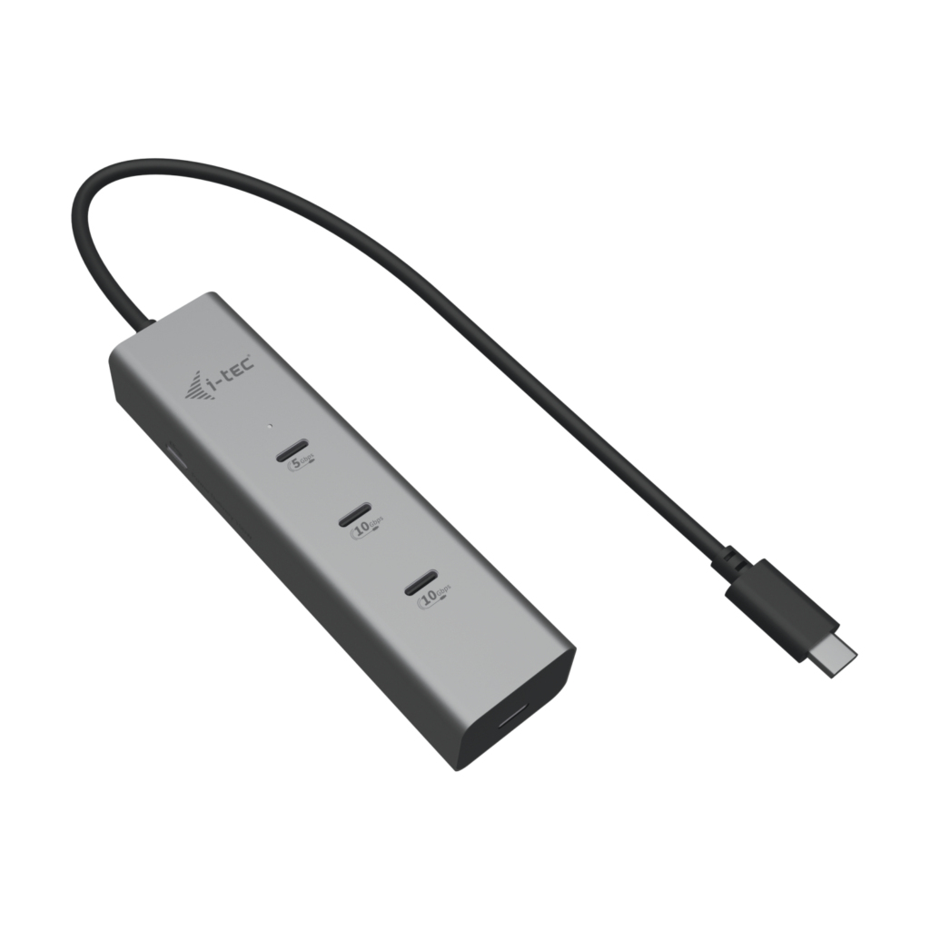 i-tec Metal USB-C Charging HUB 5port with USB-C video 8K + Power Delivery 85W