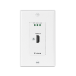 Extron XTP T HWP 101 4K socket-outlet HDMI White