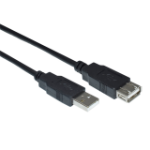 Weltron 90-USB-AAEX-01 USB cable 12.2" (0.31 m) USB 2.0 USB A Black