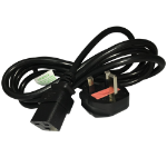 Videk 13 Amp UK Mains Plug to C19 Socket Cable 5m