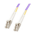 Microconnect LC/PC-LC/PC, 2M, 50/125, MM, Duplex fibre optic cable Purple