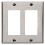 Leviton 84409-40 wall plate/switch cover Stainless steel